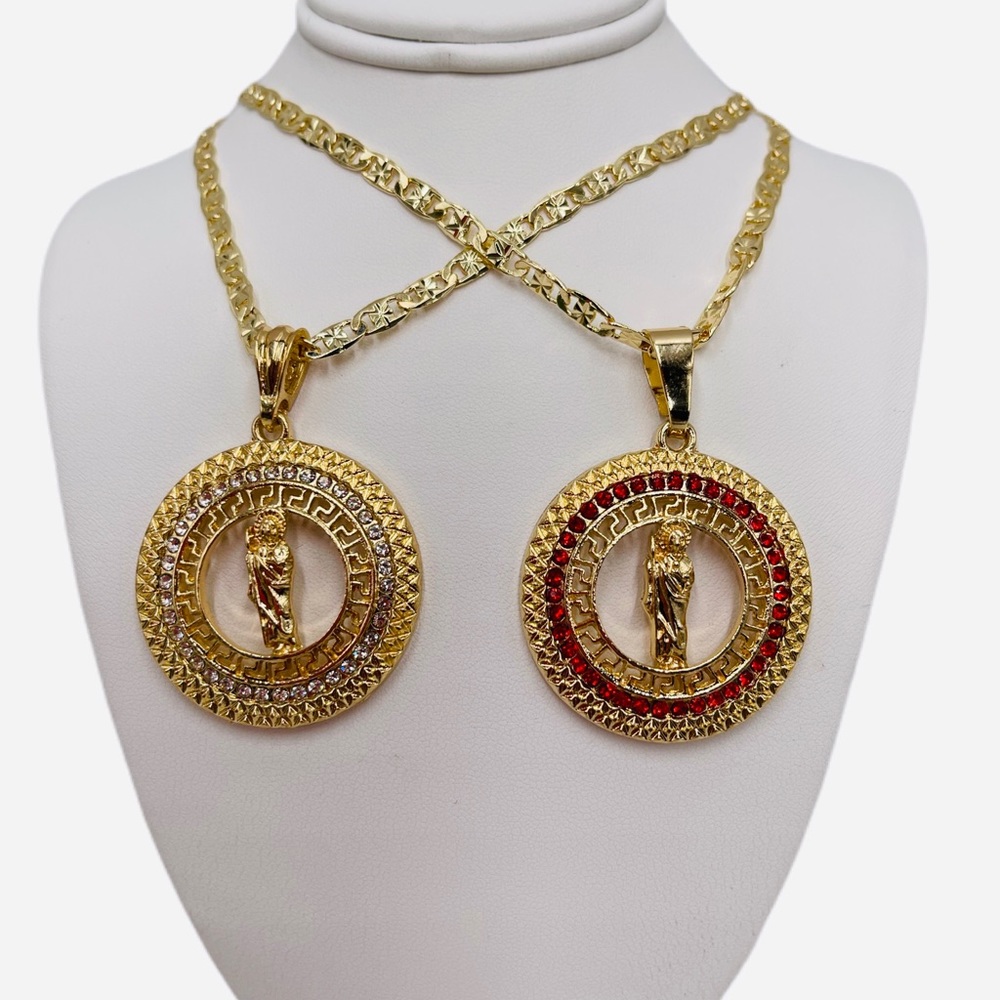 Medal, Saint Jude, and 14k gold plated